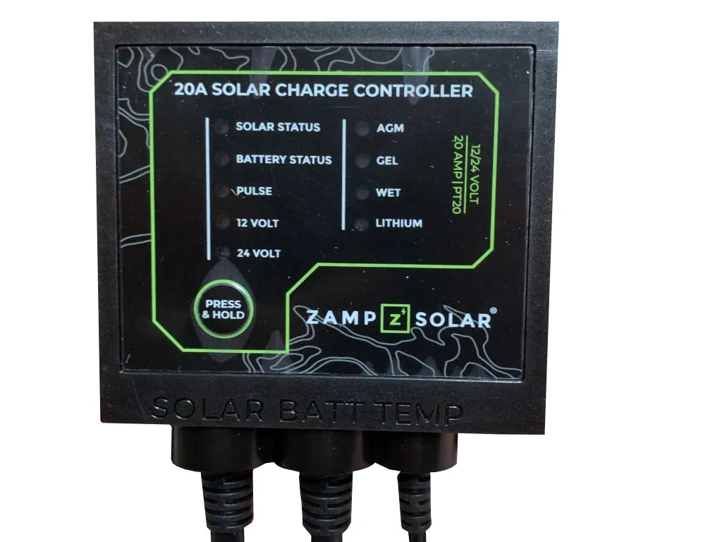 Zamp Solar 20 Amp Solar Charge Controller Integrated PulseTech (PT20)